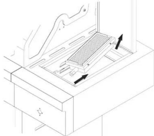KITCHENAID 7200733 - Sujete el estante lateral derecho con quemador para dorado rápido - 6