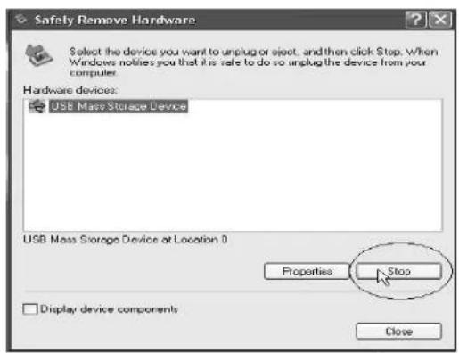CURTIS MPK4066 - Remove from USB port - 2