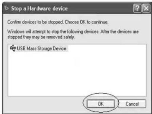 CURTIS MPK1066 - Remove from USB port - 3