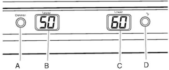 KITCHENAID Architect KUWS24RSBS - Separador de temperatura (Pantalla de temperatura) - 1