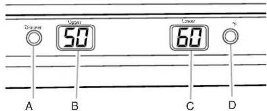 KITCHENAID KUWO24LSBX - Separador de temperatura (Pantalla de temperatura) - 1