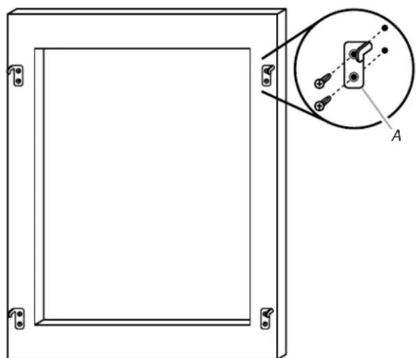 KITCHENAID KUWO24LSBX - Install Overlay Hooks - 1