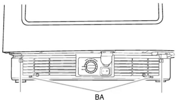 KITCHENAID KUWO24LSBX - Dépose de la grille de la base - 1
