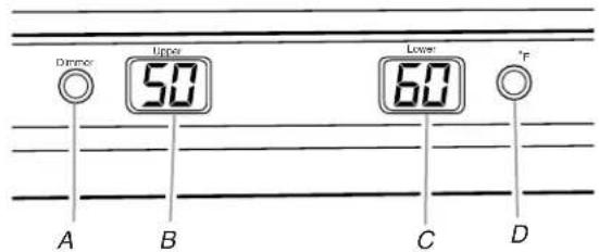 KITCHENAID Architect KUWR304CSS - Separador de temperatura (Pantalla de temperatura) - 1