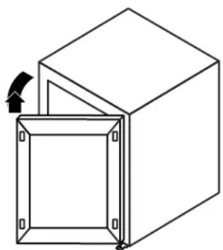 KITCHENAID KUWO24RSBX - como qitar la puerta - 2