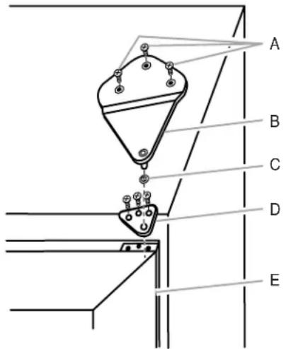 KITCHENAID KUWO24RSBX - como qitar la puerta - 1