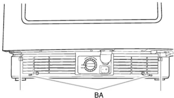 KITCHENAID KUWO24RSBX - Quite la rejilla de la base - 1