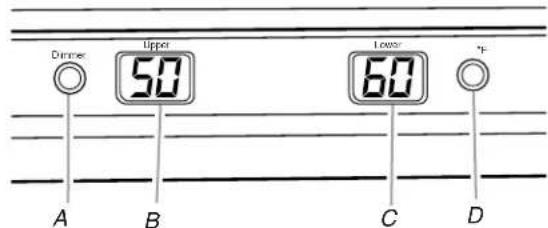 KITCHENAID Architect KUWL304CSS - Temperature Separator (Temperature Display) - 1