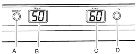 KITCHENAID Architect KUWS24LSBS - Délimueur de température (affichage de la température) - 1