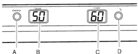 KITCHENAID Architect KUWS24LSBS - Separador de temperatura (Pantalla de temperatura) - 1
