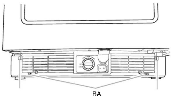 KITCHENAID Architect KBCS24RSBS - Quite la rejilla de la base - 1