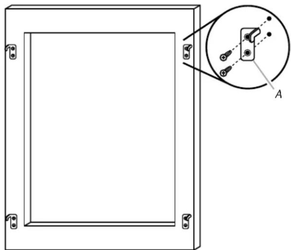 KITCHENAID KBCO24RSBX - como instalar los ganchos recubiertos - 1