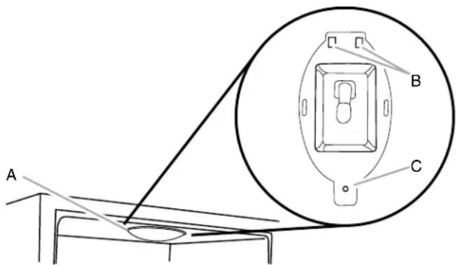 KITCHENAID KBCO24LSBX - To change the light bulb: - 1