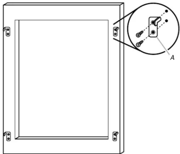 KITCHENAID KBCO24LSBX - Install Overlay Hooks - 1