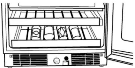 KITCHENAID KBCO24LSBX - Stockage dans le réfrigerateur pour boissons - 1