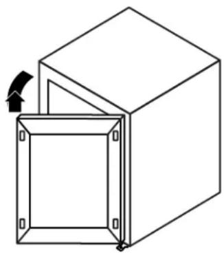 KITCHENAID KBCO24LSBX - como qitar la puerta - 2