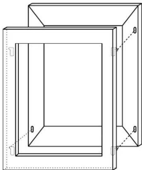 KITCHENAID KBCO24LSBX - Attach the Overlay Frame - 1
