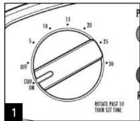 HAMILTON BEACH 35036 - How the Timer Works - 1