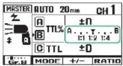 FUJIFILM EFX500 - Sélection du ratio d'intensité TTL - 13
