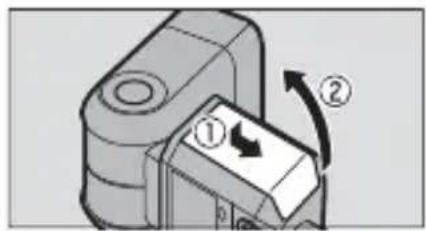 FUJIFILM EFX500 - Insertion des piles - 2