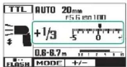 FUJIFILM EFX500 - +/- Correction du fl ash - 6