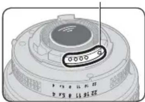 NIKON SB500 - Contacts du microproesseur - 1