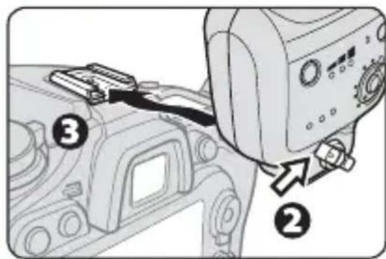 NIKON SB500 - ÉTAPE2 Fixation du SB-500 à l'ordinateil photo - 2