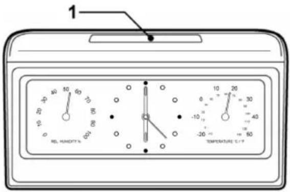 Dexford SPAWS 100 - Station météo analogue fonctionnant à l'énergie solaire - 1