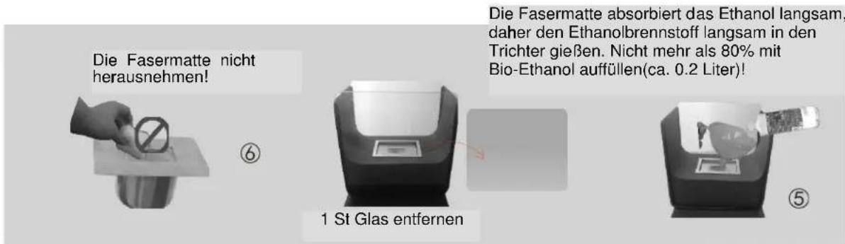 FireFriend DF6501 - Bio-Ethanol in die Feuerstelle füllen - 1
