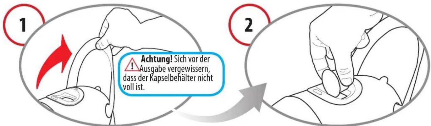 Caffitaly S04 - Programmierung der Kaff eemenge pro Tasse - 1
