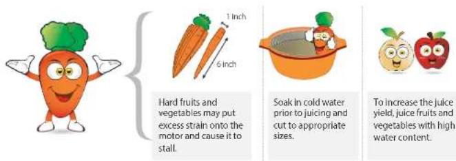 KUVINGS ULD112NB - Hard fruits and vegetables (e.g. carrots, potato): - 1