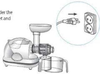 KUVINGS NJE3590U - How to assemble How to use the juicer - 4