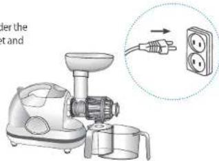 KUVINGS NJE3580U - How to assemble How to use the juicer - 5
