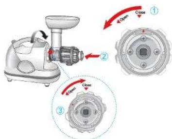 KUVINGS NJE3580U - Couvercle (capuchon du tube d'alimentation) et assemblage de la buse - 2