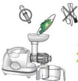 KUVINGS NJE3540U - How to assemble How to use the juicer - 4