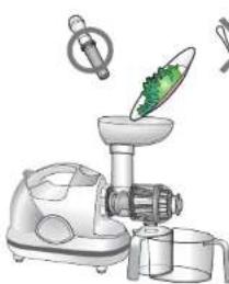KUVINGS NJE3530U - How to assemble How to use the juicer - 4