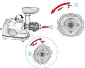 KUVINGS NJE3520U - How to assemble How to use the juicer - 3