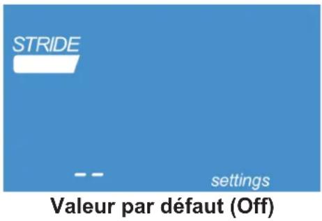 Life Fitness E5 - LIMITATION MAXIMALE DE LA FOULÉE. - 1