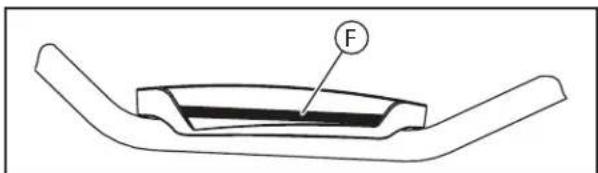 Life Fitness E1 - PEDALES AMORTIES (E3 &amp; E5 UNIQUEMENT) - 1