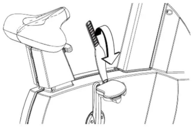 Life Fitness 95CI - COMO AJUSTAR AS CORREIAS DO PEDAL - 1