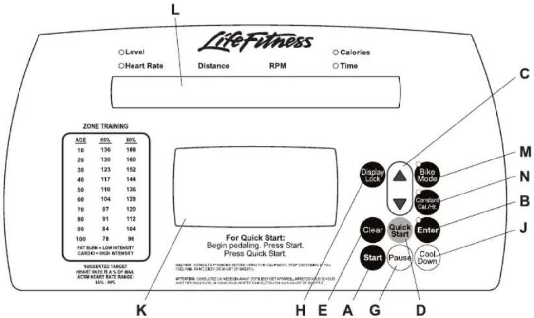 Life Fitness 90C - GENERALIDADNES DE LA CONSOLA DE INFORMACION - 2