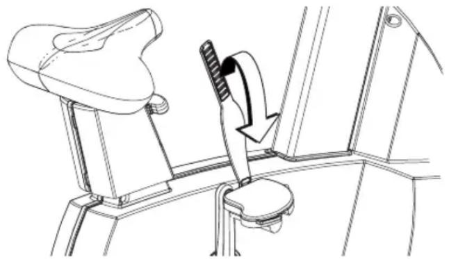 Life Fitness 90C - COMO AJUSTAR AS CORREIAS DO PEDAL - 1