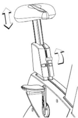 Life Fitness 90C - CÓMÖ REGULAR EL ASIENTO - 1
