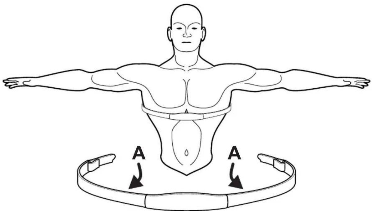 Life Fitness 93C - CEINTURE THORACIQUE POLAR® DE CONTRÔLE DE LA FRÉQUENCE CARDIAQUE PAR TÉLÉMESURE - 1