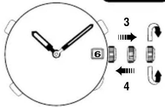 PULSAR Y182 - REGLAGE DE LA DATE - 2