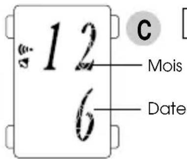 PULSAR W510 - * Sélection des chiffres - 5
