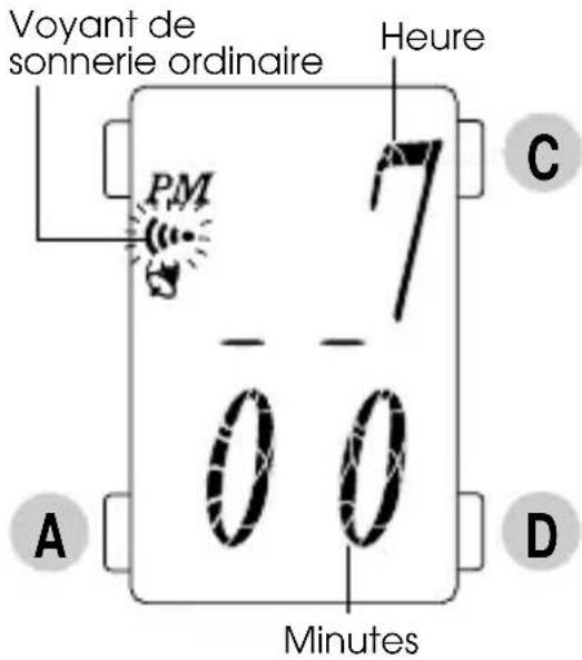 PULSAR W510 - RÉGLAGE DE LA SONNERIE ORDINAIRE - 1