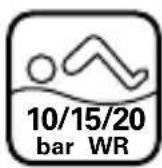 PULSAR VX51 - • Etanchéité (10 bars/15 bars/20 bars)\* - 1