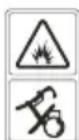 DOLMAR PM5102 S3C - AM PRODUKT ANGEBRACHTE SYMBOLE (auf der Rückabdeckung) - 4