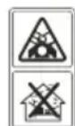 DOLMAR PM5102 S3C - SYMBOLS MARKED ON THE PRODUCT (on the rear cover) - 5